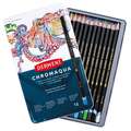 Coffrets de crayons de couleur Chromaqua Derwent, 12 crayons