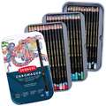 Coffrets de crayons de couleur Chromaqua Derwent, 36 crayons