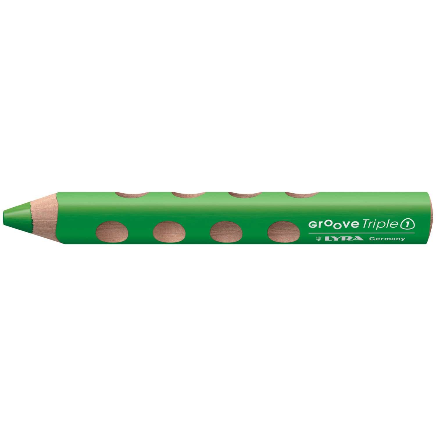 Lyra - Crayons de couleur Lyra Groove Triple 1, étui de 12 crayons 3 en