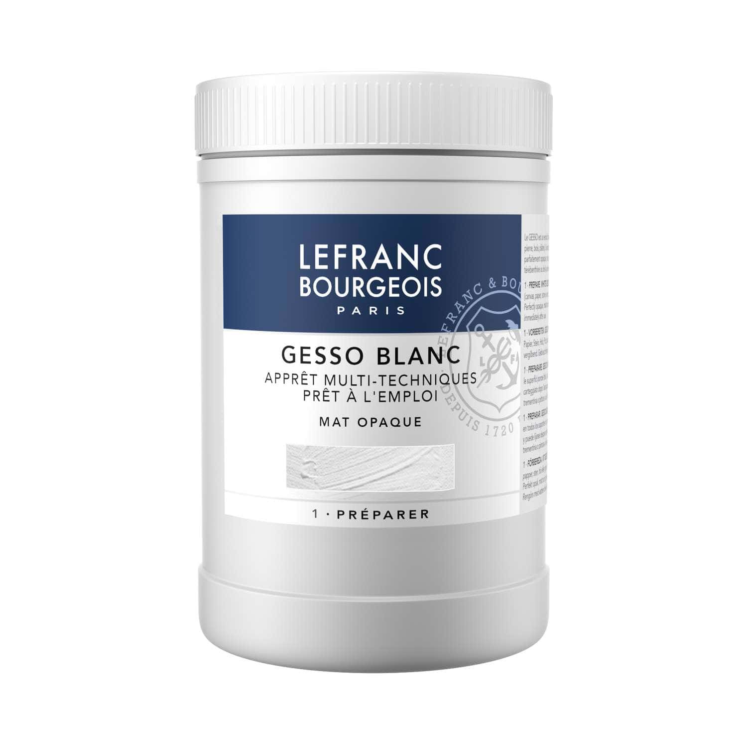 Gesso blanc Lefranc & Bourgeois  Le Géant des Beaux-Arts - N°1 de la vente  en ligne de matériels pour Artistes