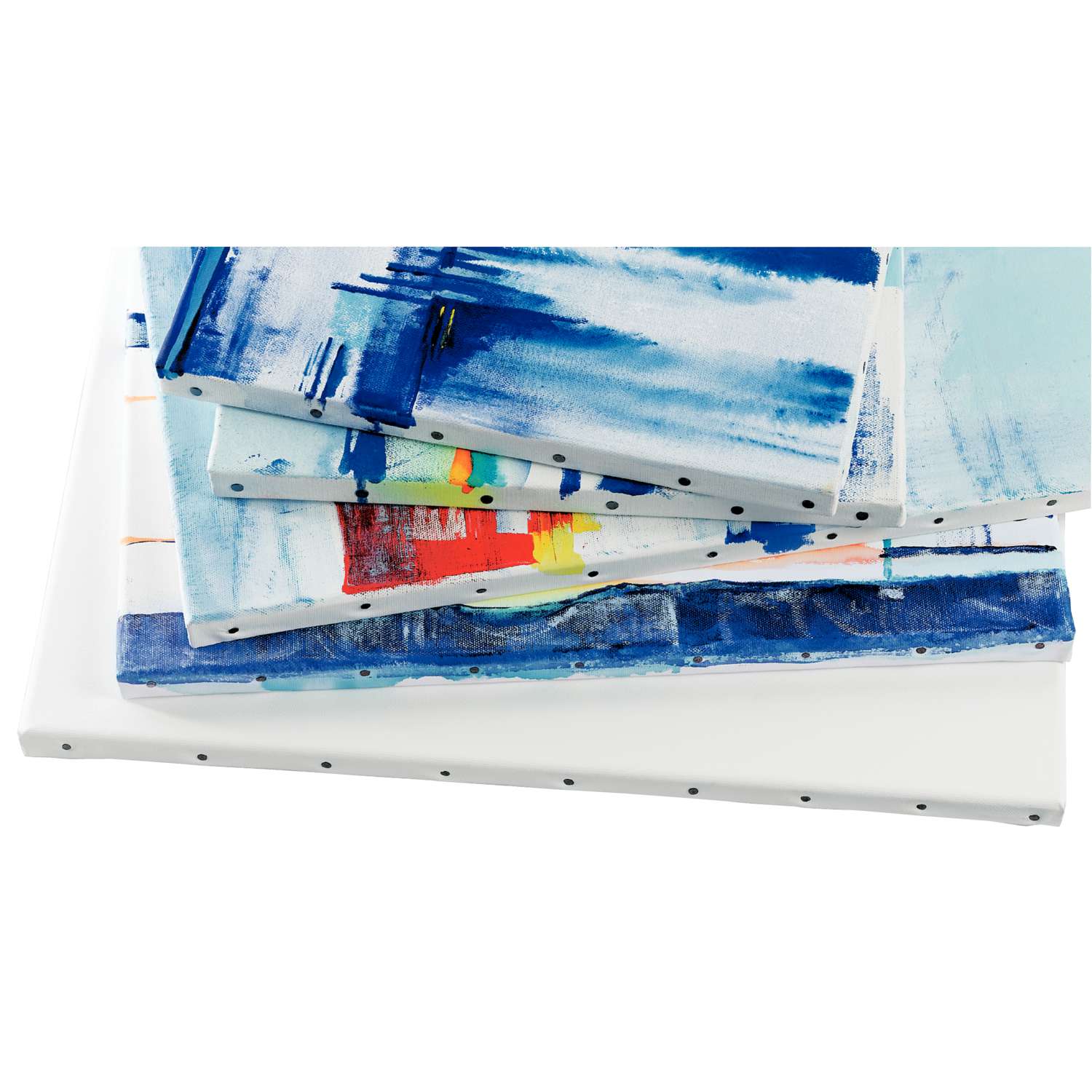 Châssis Toile Cotton 130x60 Cm - Apprêt Acrylique - Prêt à Peindre - Toile Artistique Qualité Professionnelle