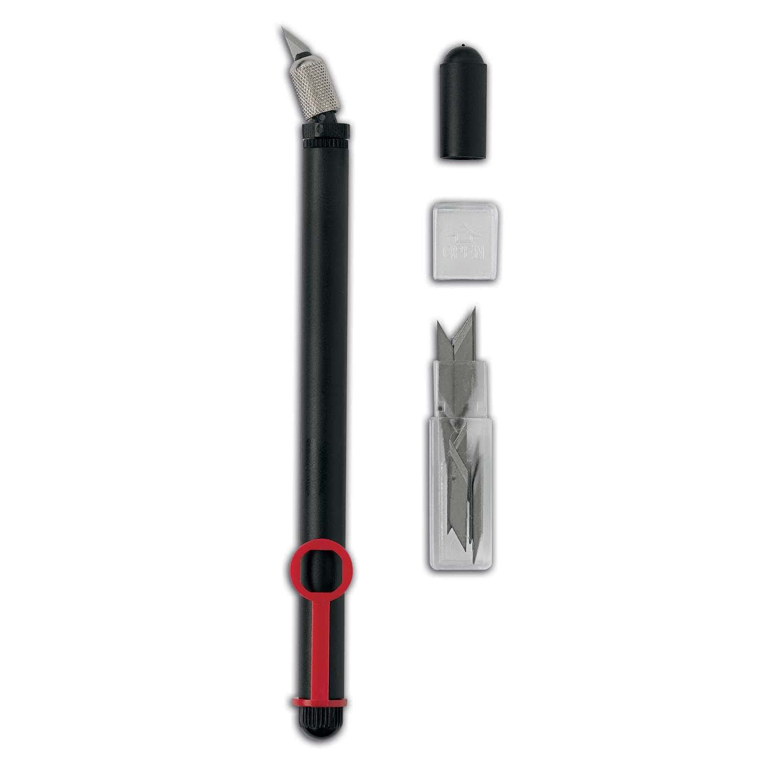 Couteau Stylo Pivotant Pen Knife à lame pivotante  Le Géant des Beaux-Arts  - N°1 de la vente en ligne de matériels pour Artistes
