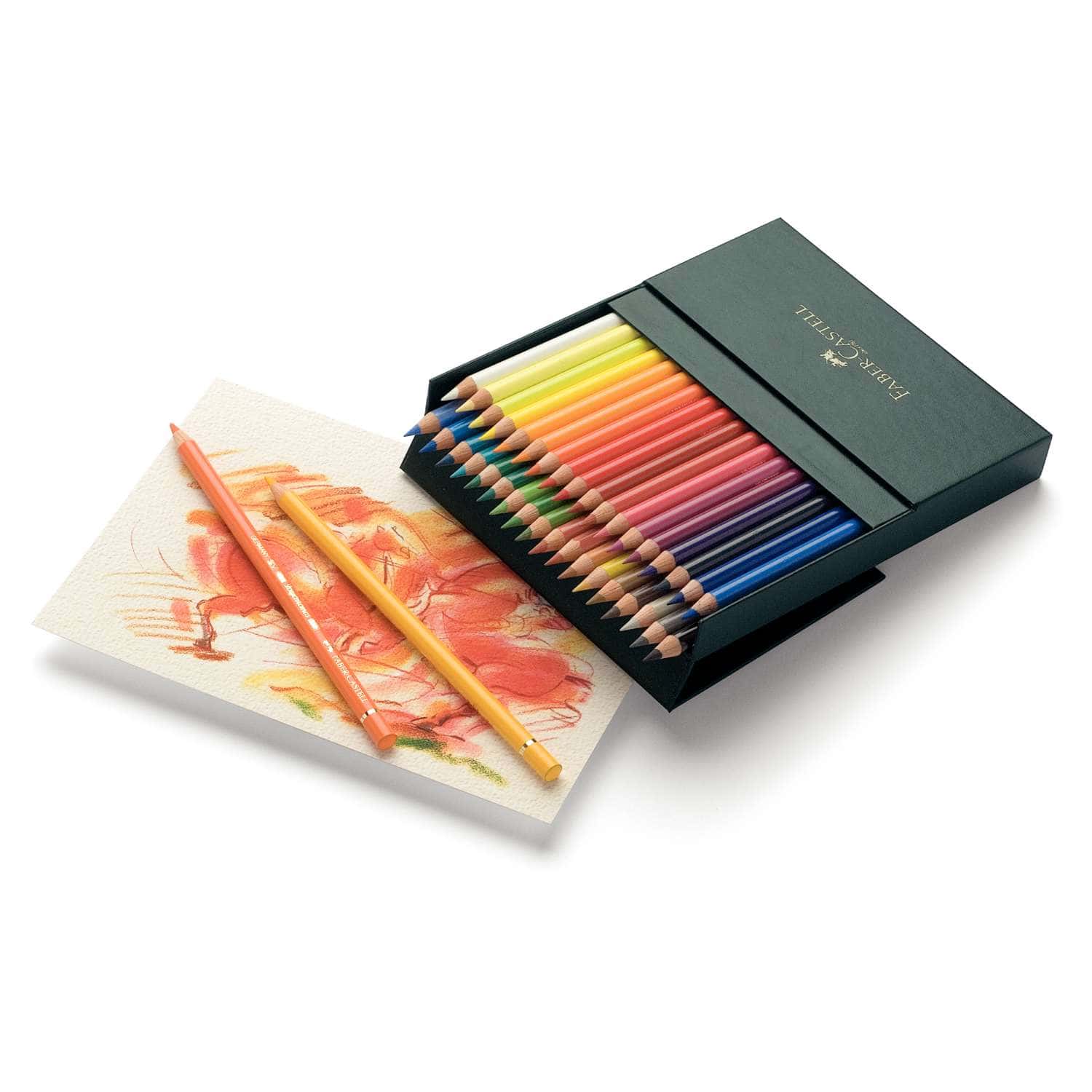 Coffret métal de crayons de couleurs Polychromos  Le Géant des Beaux-Arts  - N°1 de la vente en ligne de matériels pour Artistes