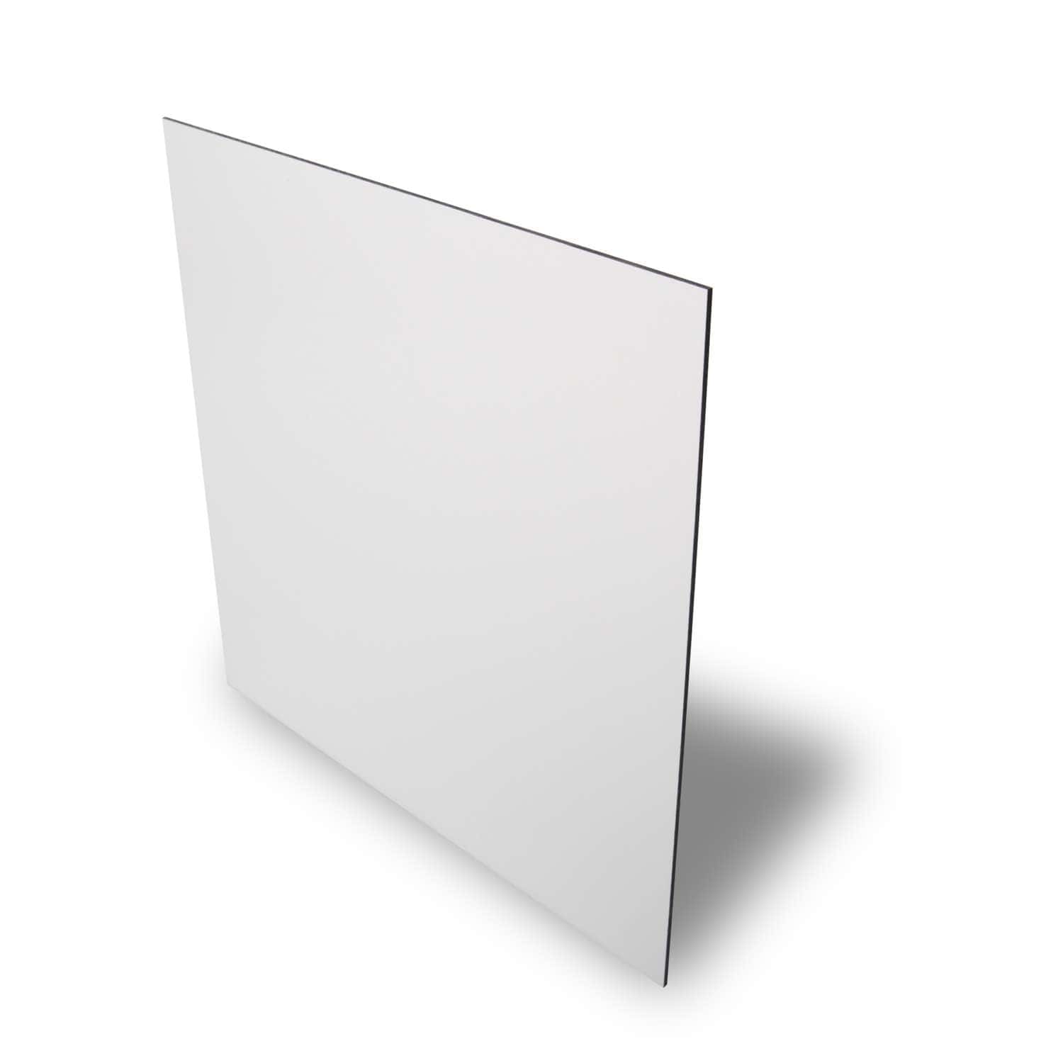 Lot de 25 blancs en aluminium pour gravure rectangle blanc