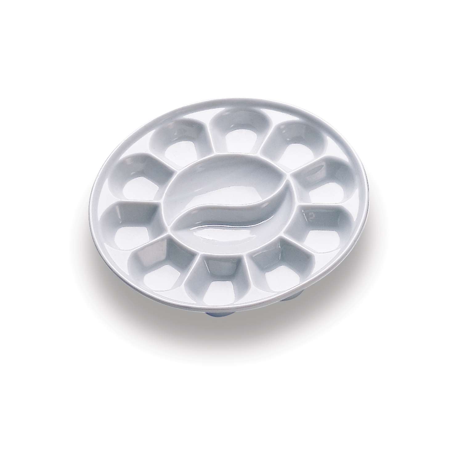 Petite Assiette/palette En Porcelaine En Forme De Fleur - Diamètre 15 Cm - Neuf - Idéal Pour Apéro