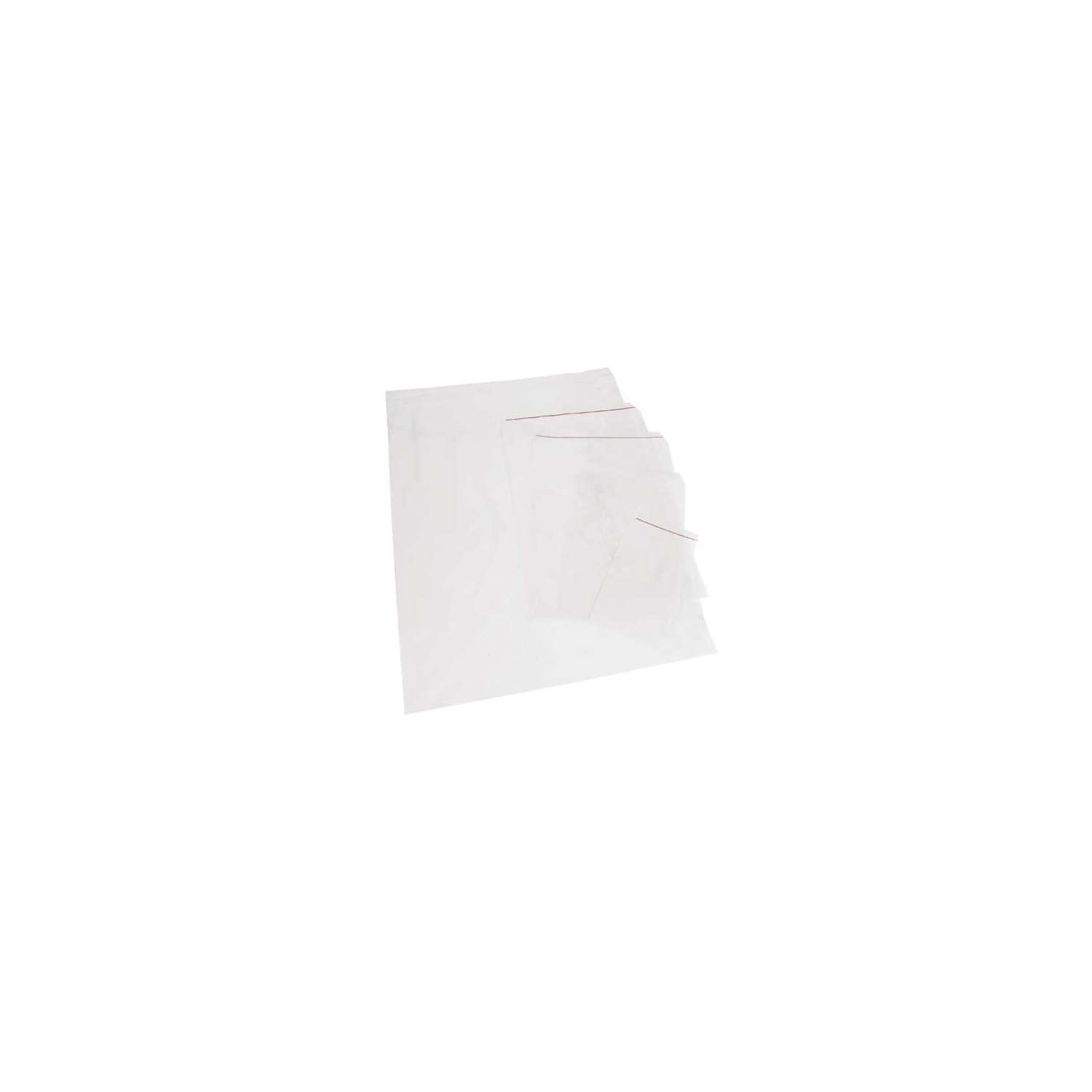 Lot de 100 pochettes en mousse épaisse Blanc 9,9 x 15 cm 