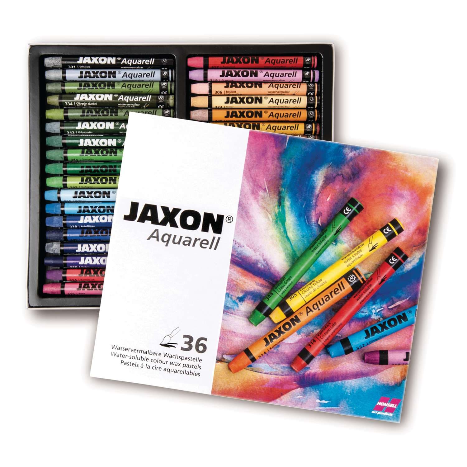 Artina Pastilo Set De 96 Craies Pastel Dans Coffret Bois FSC – Couleurs Intenses Et Vibrantes Pour Artistes