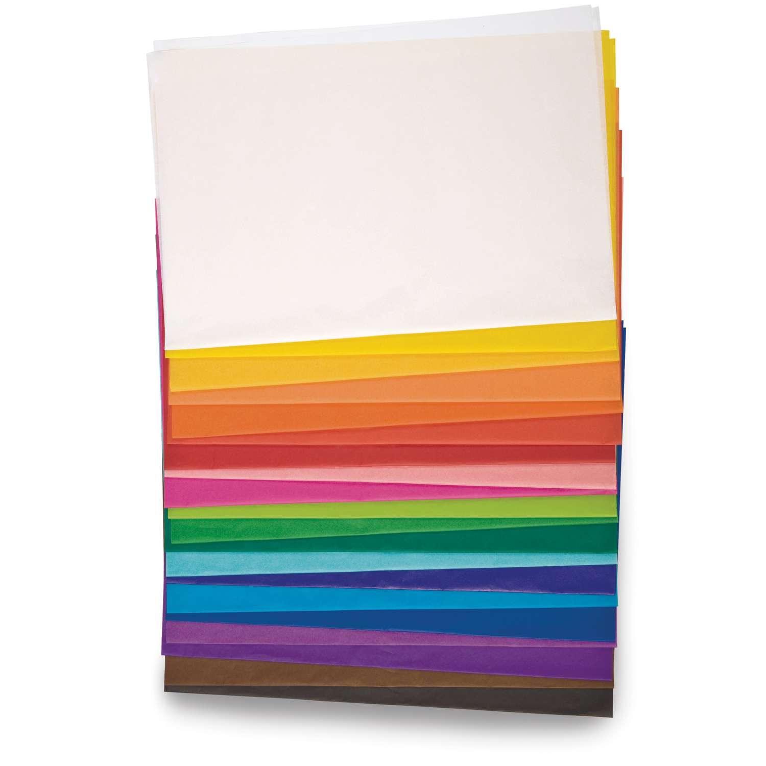 papier de soie arc-en-ciel 50 x 35 cm bricolage artisanat 17 g/m² de couleur unie pour emballage décoration Anstore 72 feuilles de papier de soie coloré avec 80 autocollants