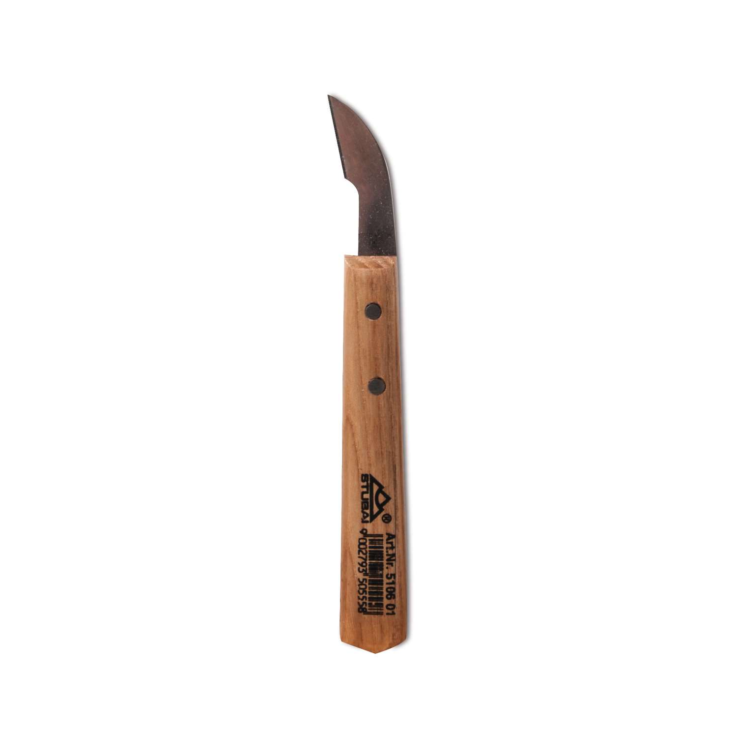 Stubai 500102 - Couteau à Sculpteur Précis 2 Mm, Acier Spécial Forgé Main, Idéal Pour Détails Fins Et Sculpture Sur Bois Professionnelle