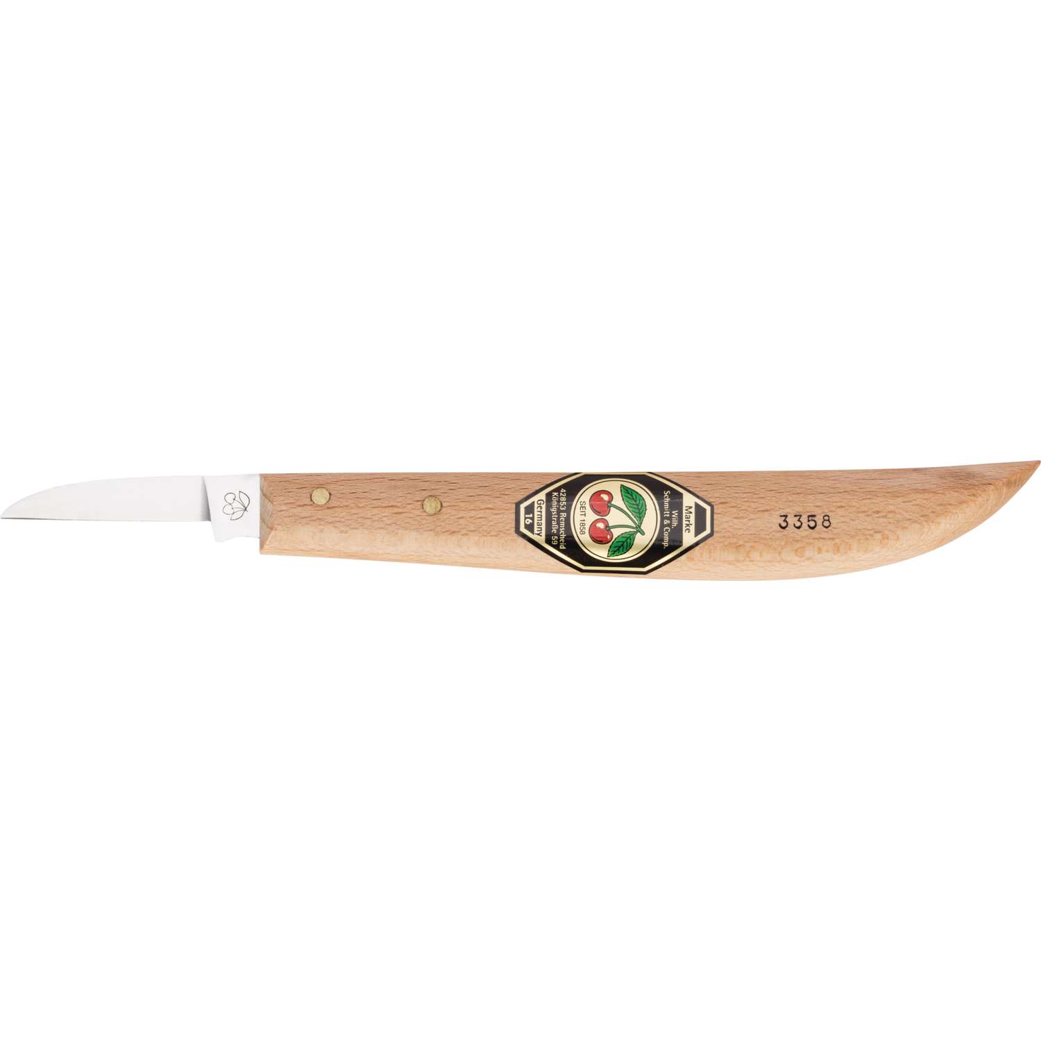 Gouge à Sculpter Kirschen 3247002 – Coupe 11 Droite 2 Mm, Manche Octogonal Charme