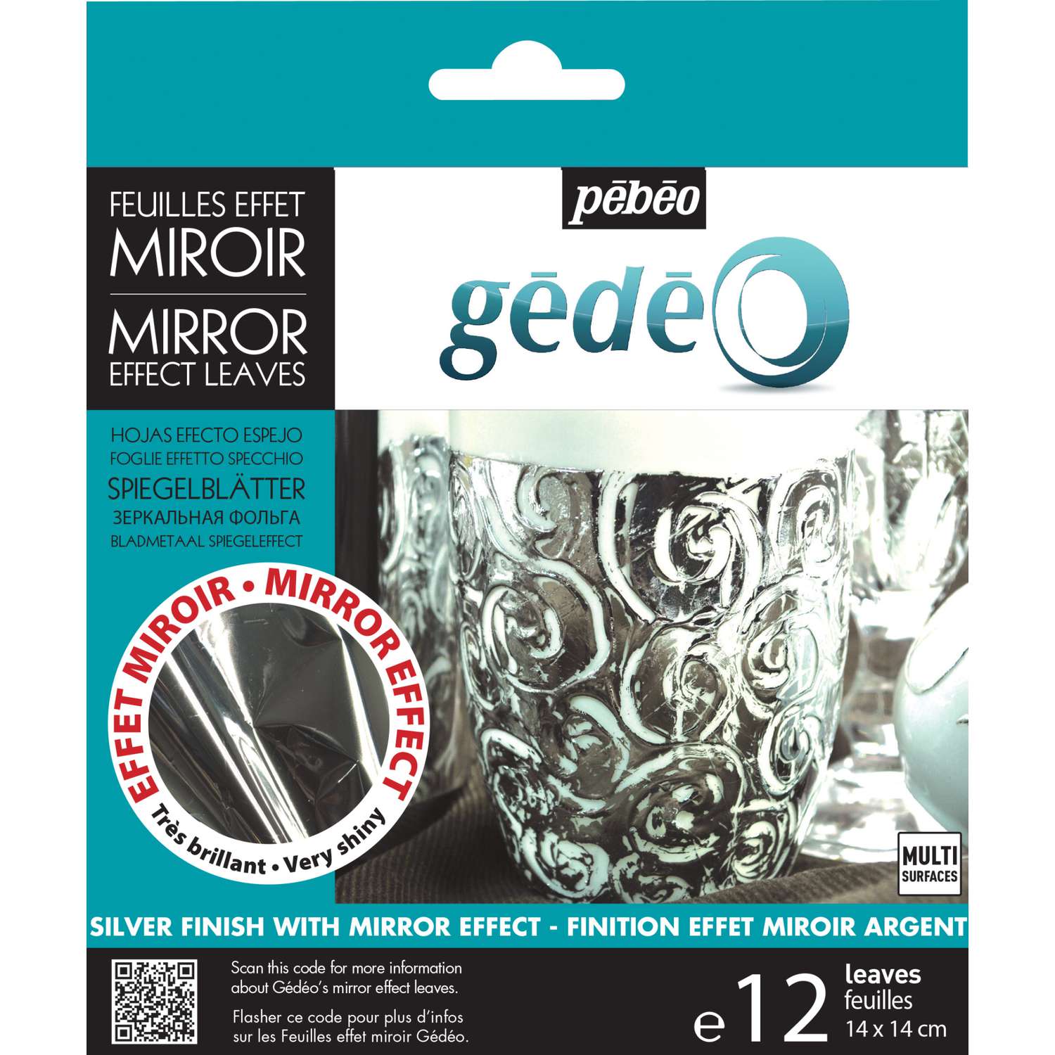 Paquet de 12 feuilles effet miroir gédéo  Le Géant des Beaux-Arts - N°1 de  la vente en ligne de matériels pour Artistes
