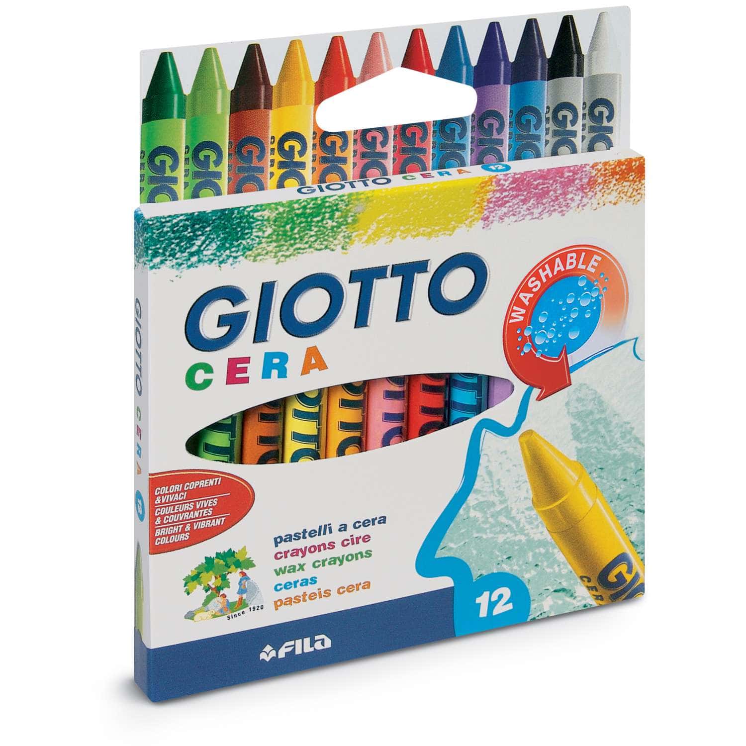 Coffret de crayons à la cire Cera Giotto