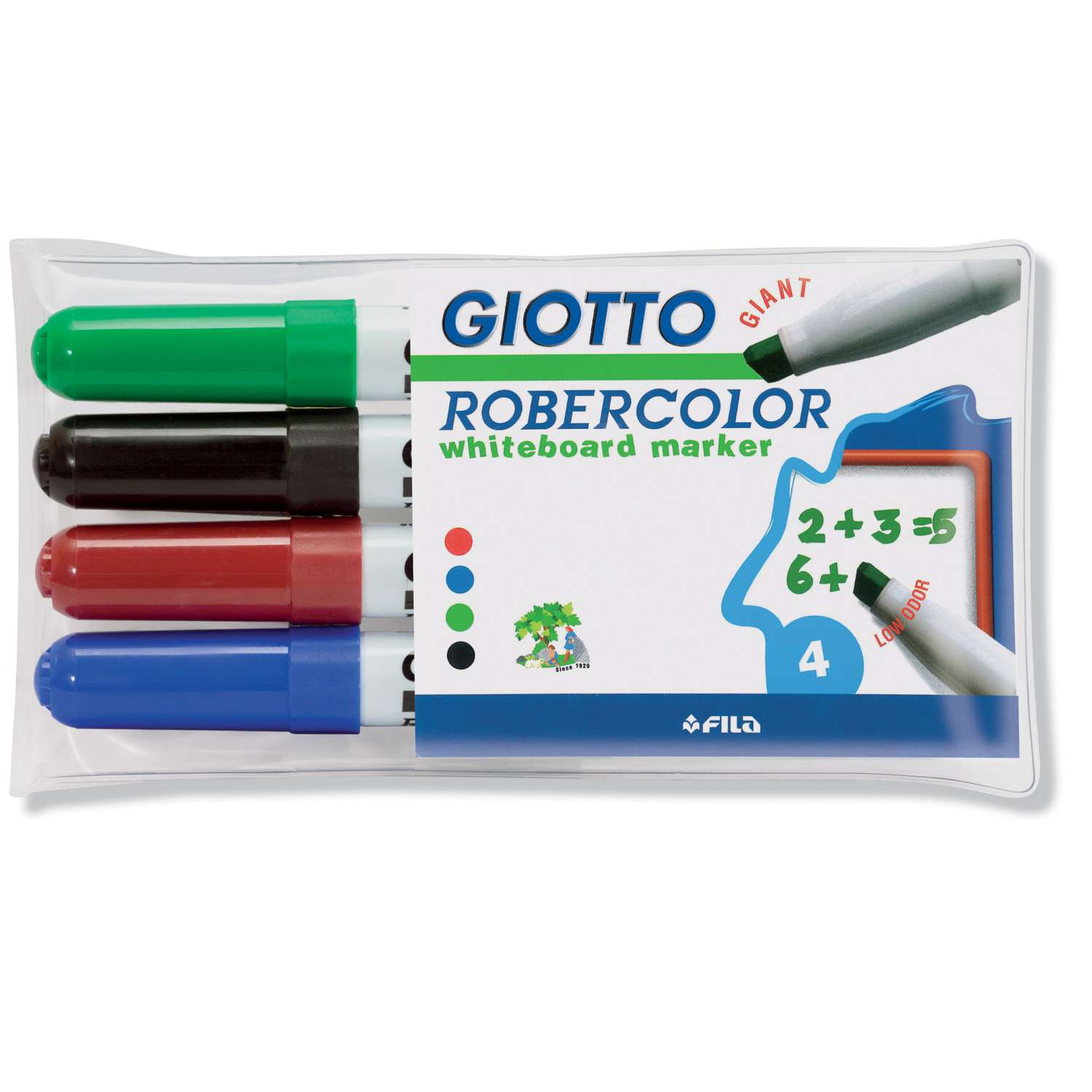Set de marqueurs pointe maxi biseau Giotto Robercolor | Le Géant des