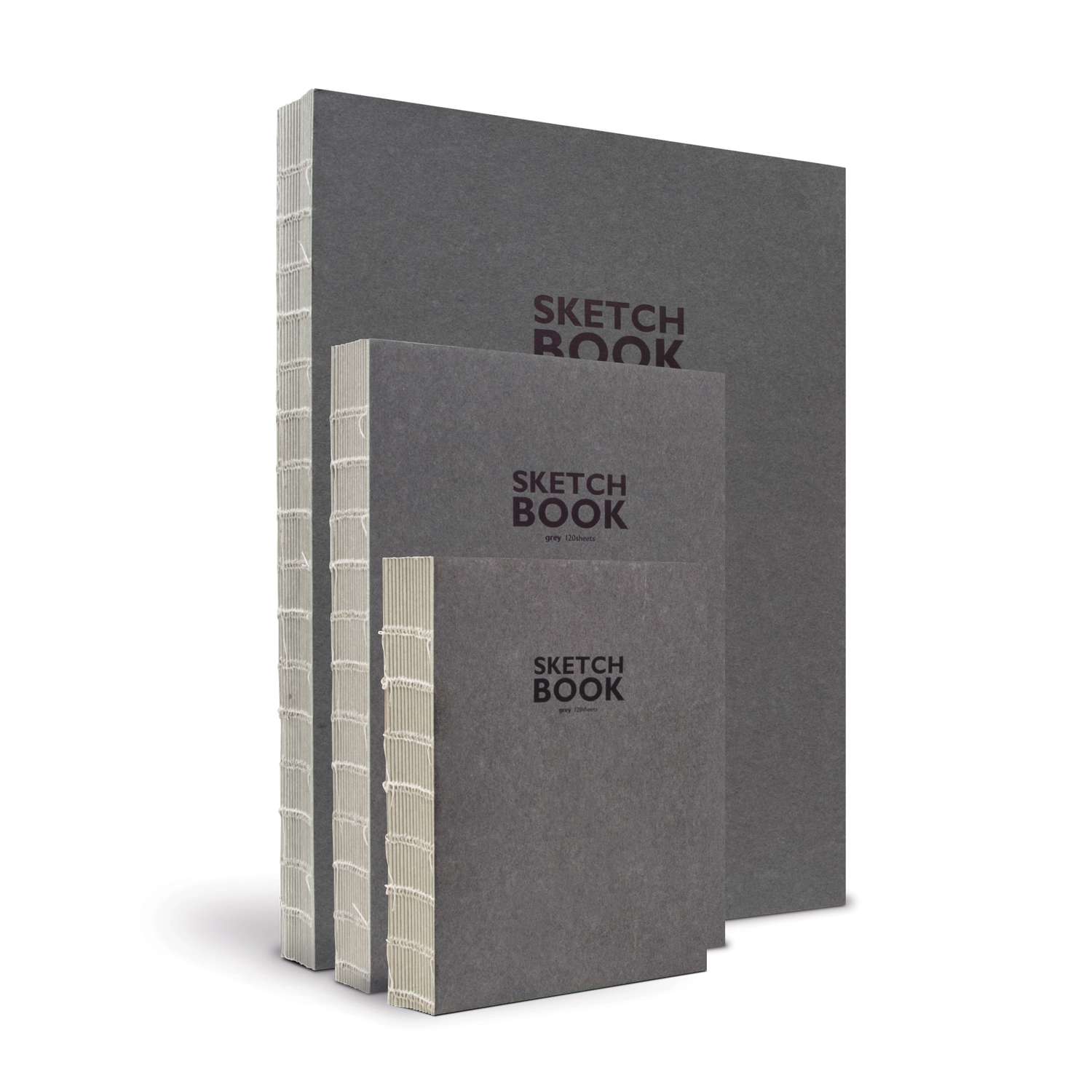 Carnet de dessin The Grey Book 120 g/m² - 21 x 29,7 cm (A4)