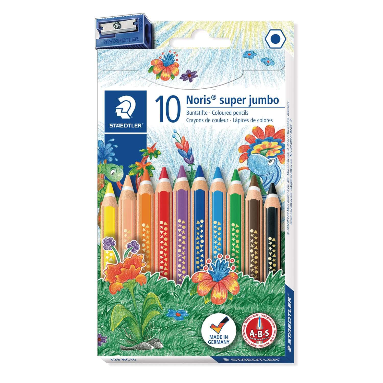 Taille-crayon - Avec réservoir - Pour gros crayons - Noris Junior -  Staedtler - Pas cher