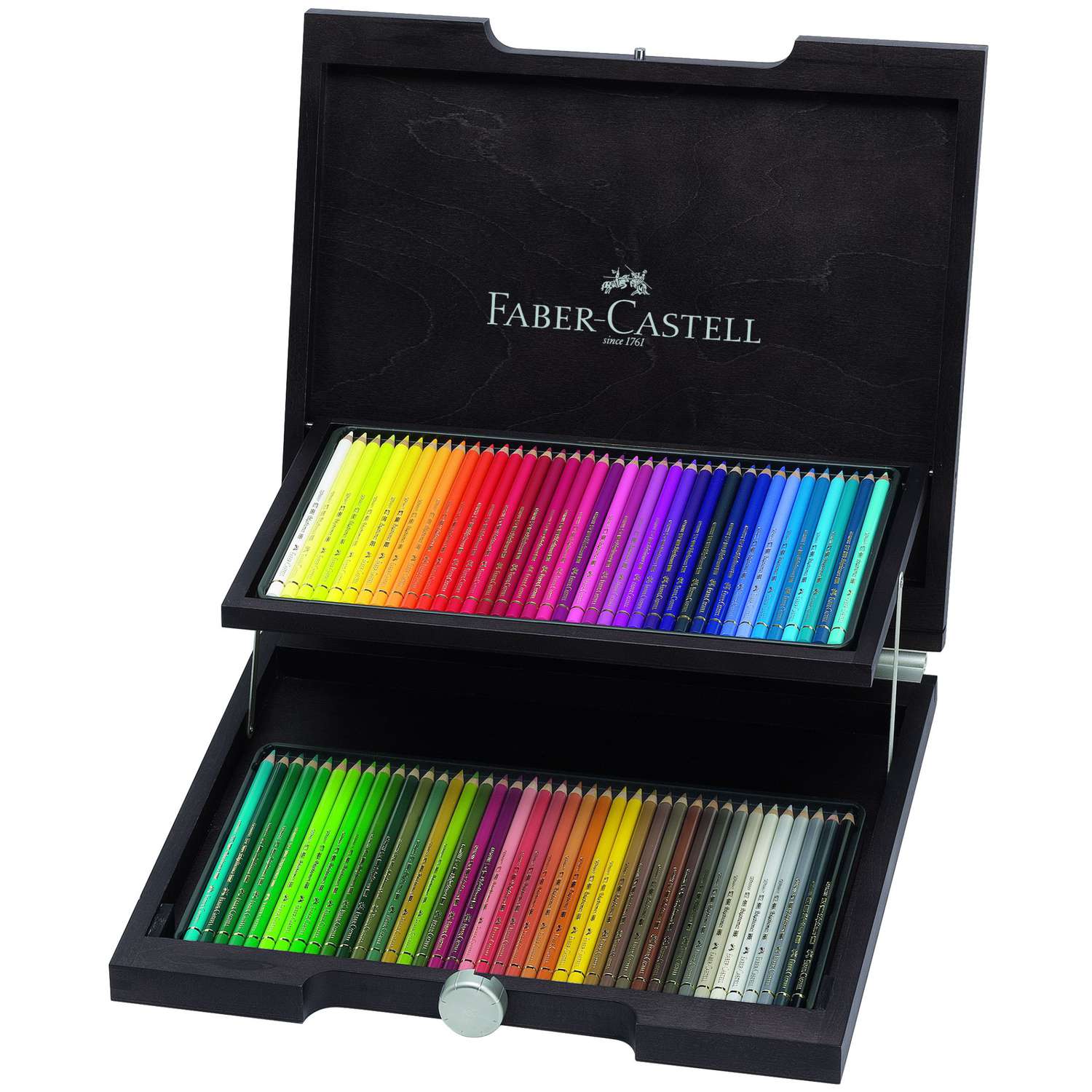 Crayon de couleur Polychromos - Coffret en bois 120 couleurs Faber-Castell  chez Rougier & Plé