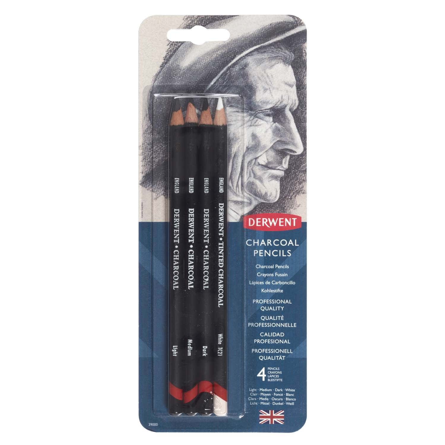 Crayons fusain aquarellable Derwent  Le Géant des Beaux-Arts - N°1 de la  vente en ligne de matériels pour Artistes