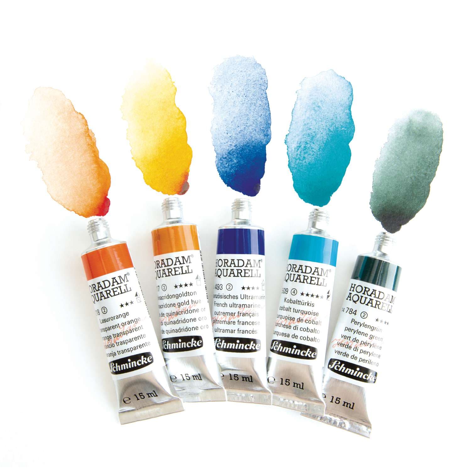 Coffret Aquarelle Schmincke Horadam – Sélection Paysages – 12 Couleurs + 2 Pinceaux Da Vinci