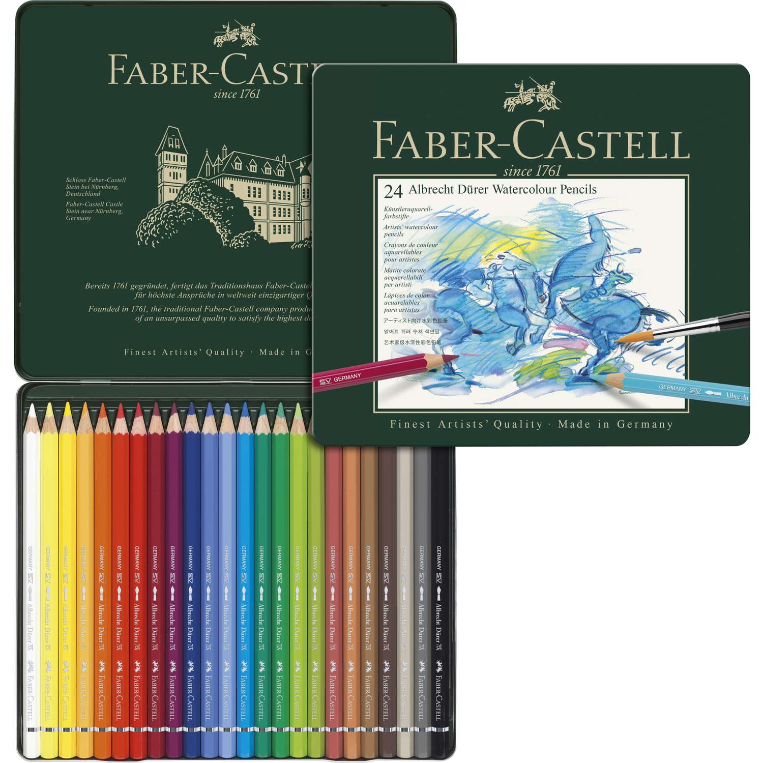 Crayons aquarellables Albrecht Dürer 60 couleurs - Aquarelle Plus