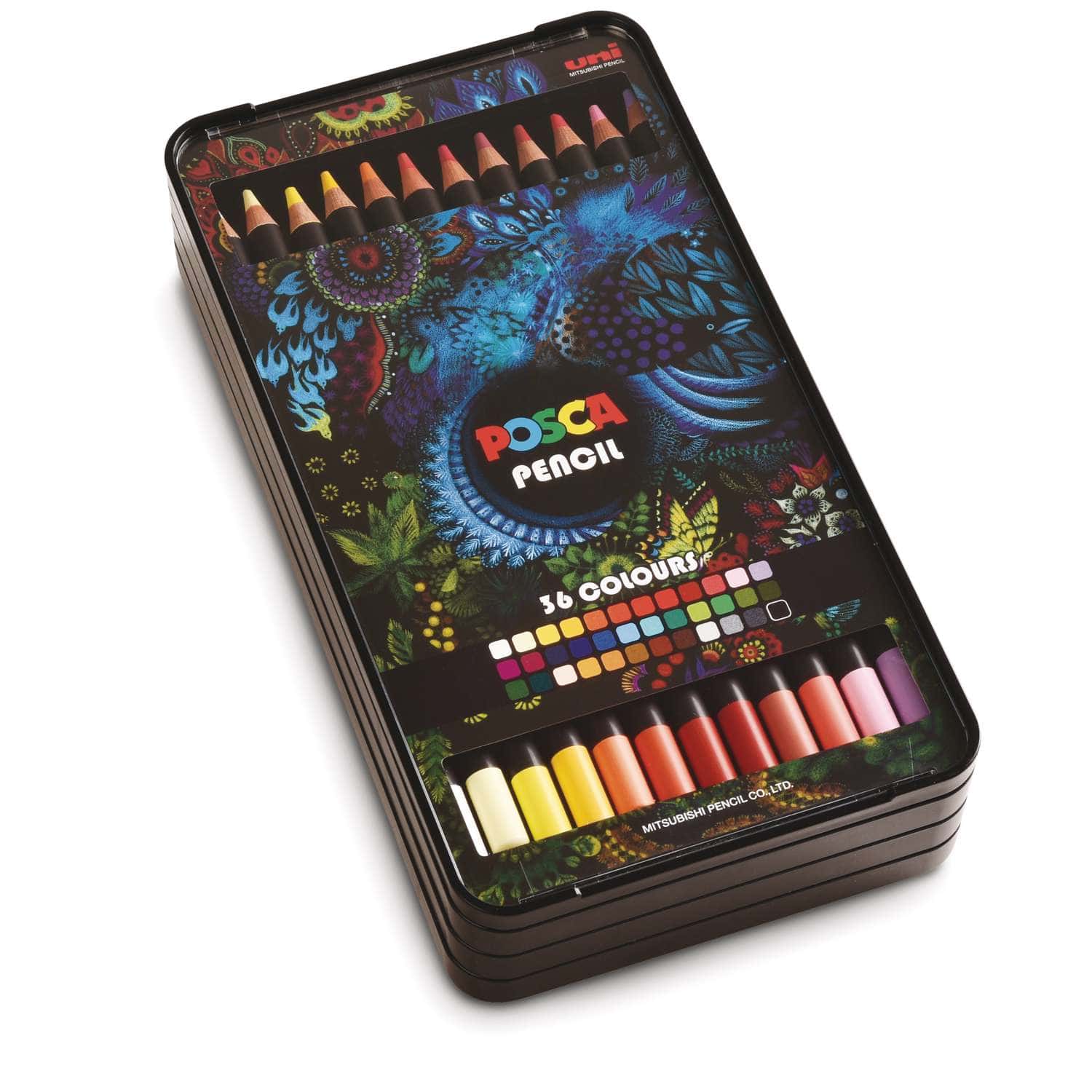 Coffrets de crayons de couleur Posca  Le Géant des Beaux-Arts - N°1 de la  vente en ligne de matériels pour Artistes