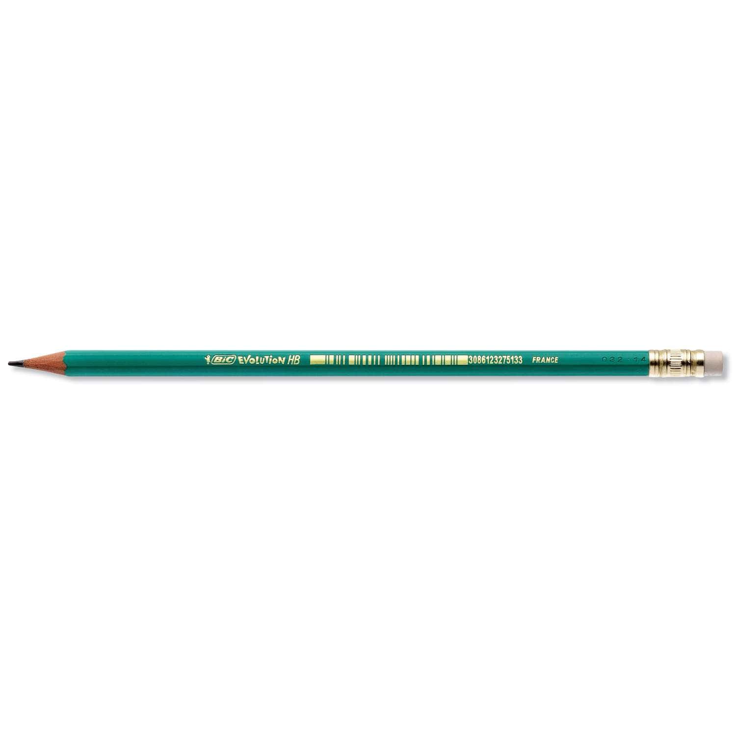Crayons de couleur avec embout gomme scolaire