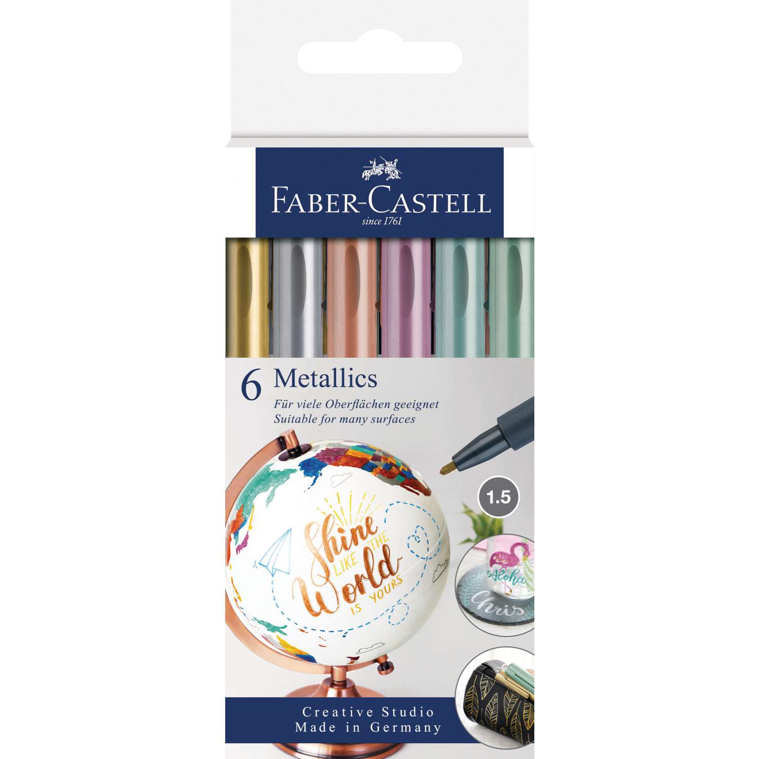 Set De 24 Feutres Jumbo Faber-Castell - Super Lavables - Pointe Résistante - Pour Enfants, école, Maison