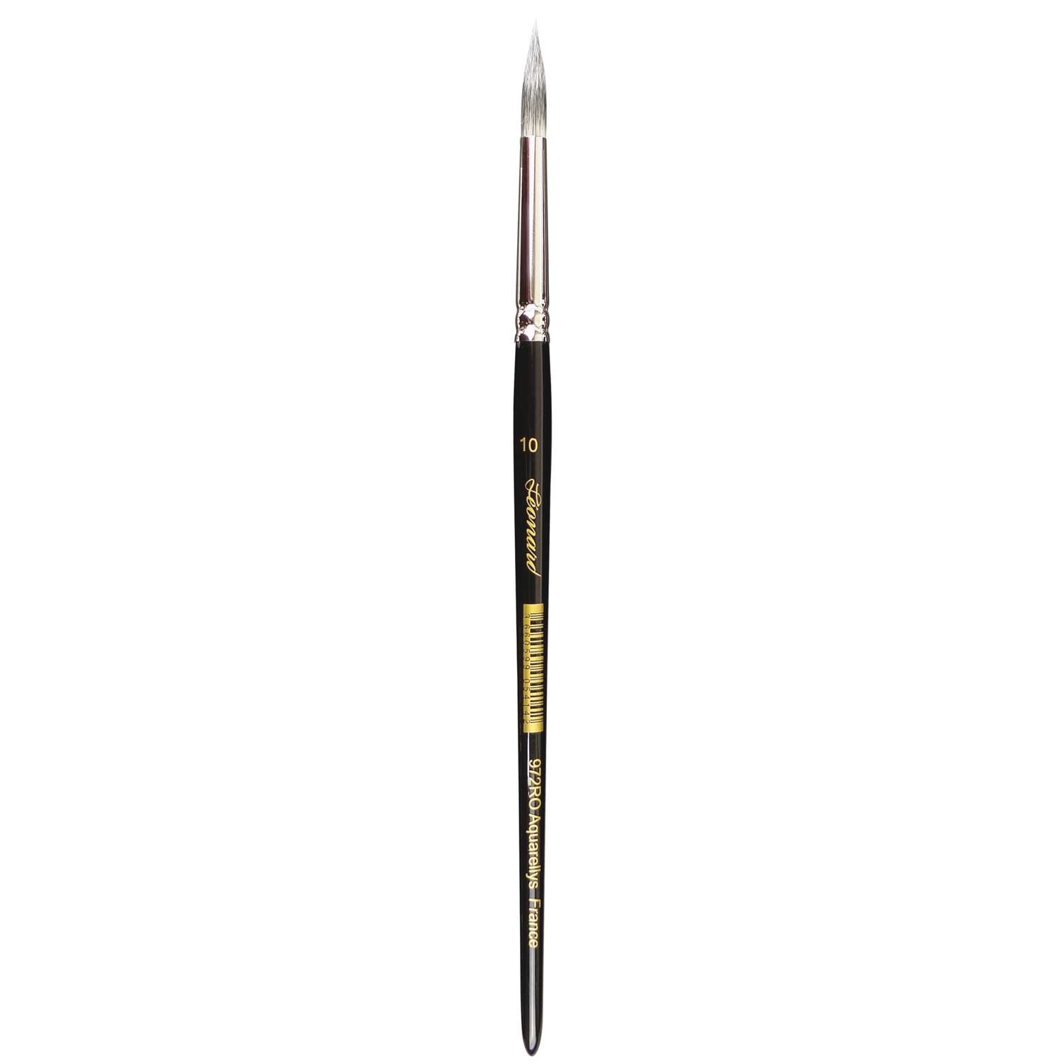 Pinceau Léonard Aquarellys Série 872 RO Vegan N°0 + Mini Da Vinci Nova-Synthetik 1570 – Idéal Détails & Lavis
