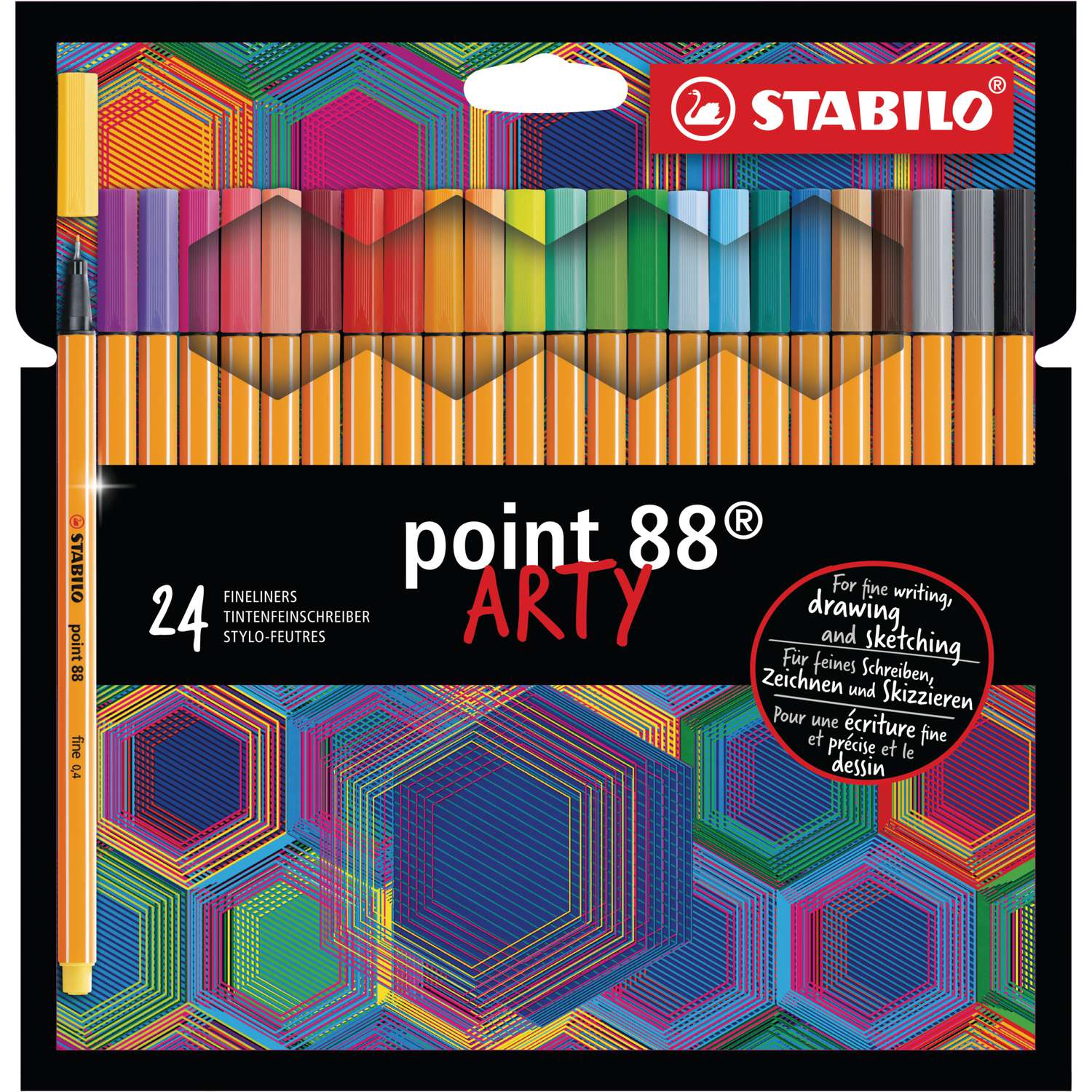 Sets de feutres STABILO® point 88 ARTY  Le Géant des Beaux-Arts - N°1 de  la vente en ligne de matériels pour Artistes