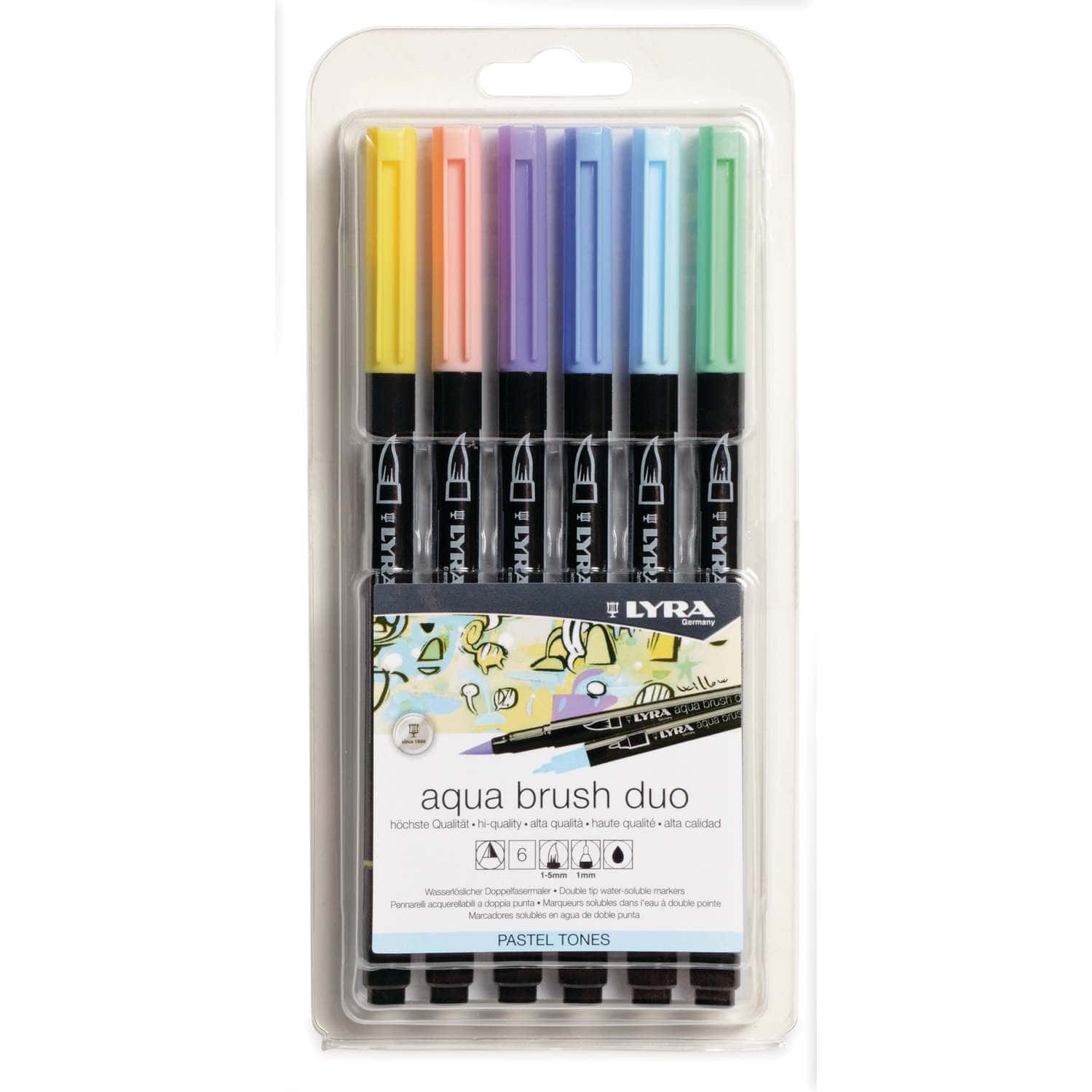 Marqueurs d'art de stylo pinceau à double pointe avec pointe