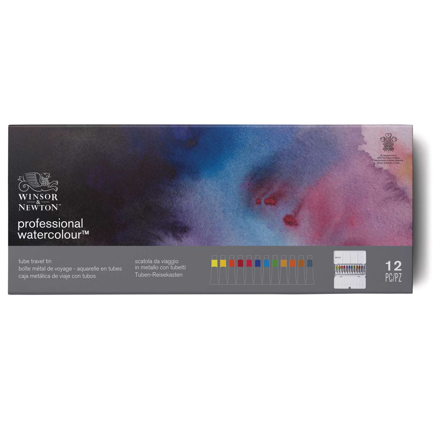 Coffret de peinture aquarelle Professional Water Colour de Winsor & Newton  (en métal)