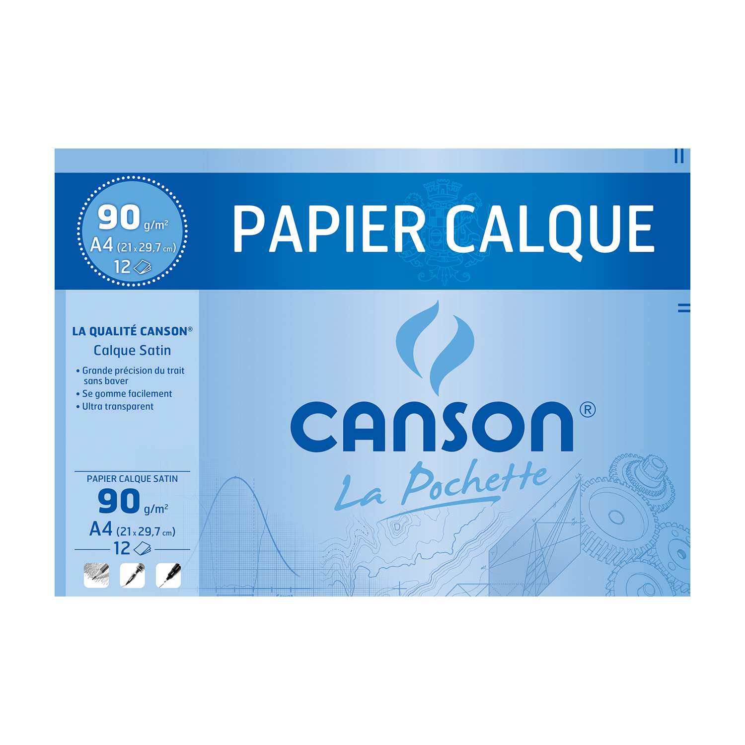 CANSON - EN ROULEAU - PAPIER CALQUE