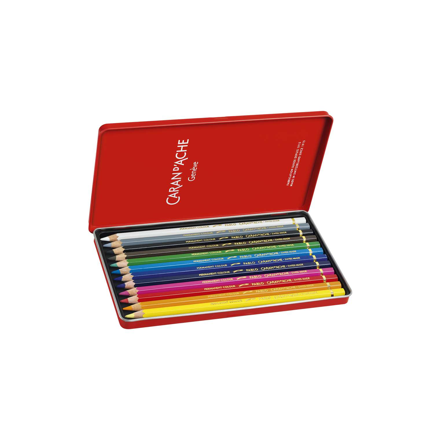 Coffret bois de crayons de couleur Artist Pablo Caran d'Ache assortiment de  120 couleurs :: Caran d'Ache :: Pablo