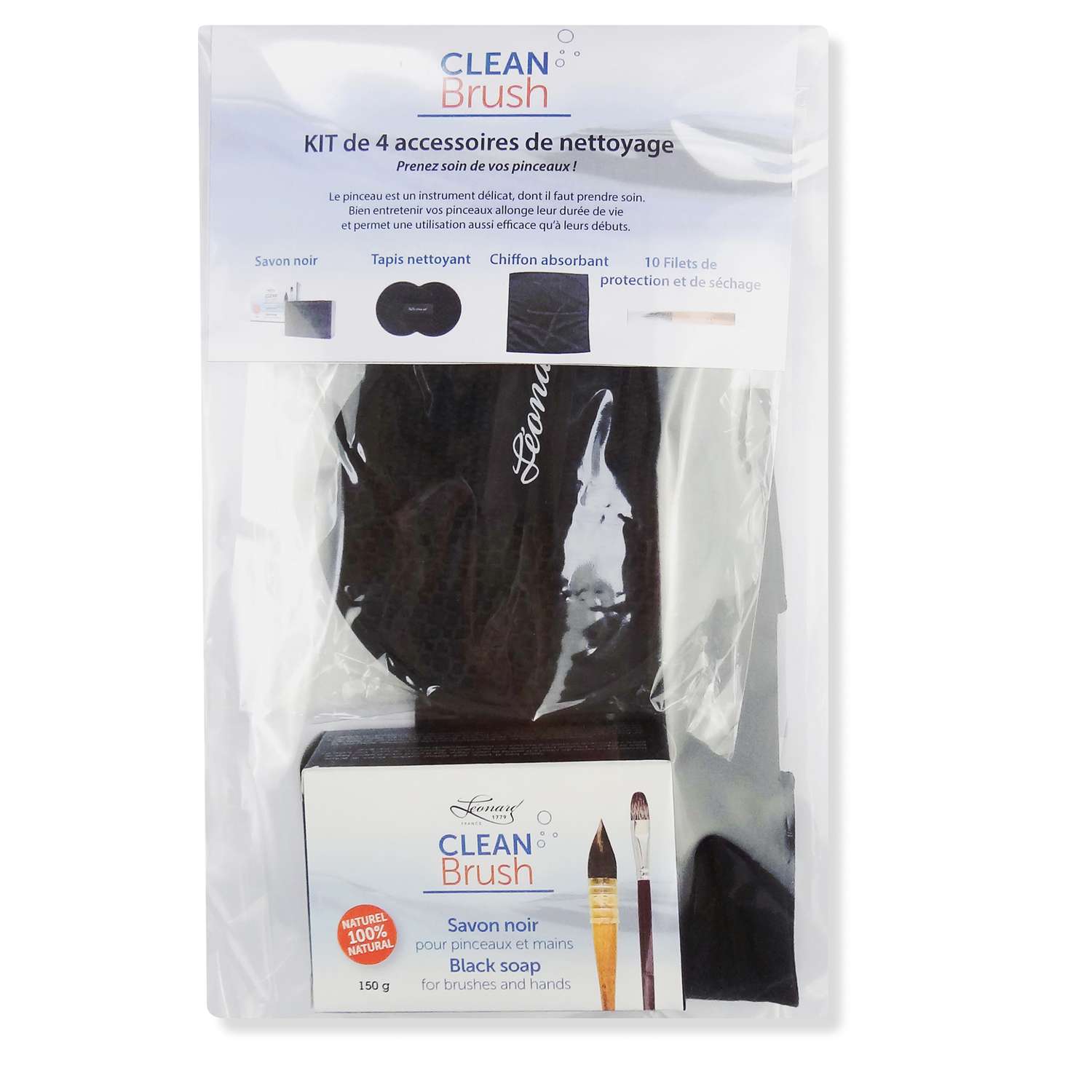 Kit de nettoyage Clean Brush  Le Géant des Beaux-Arts - N°1 de la vente en  ligne de matériels pour Artistes
