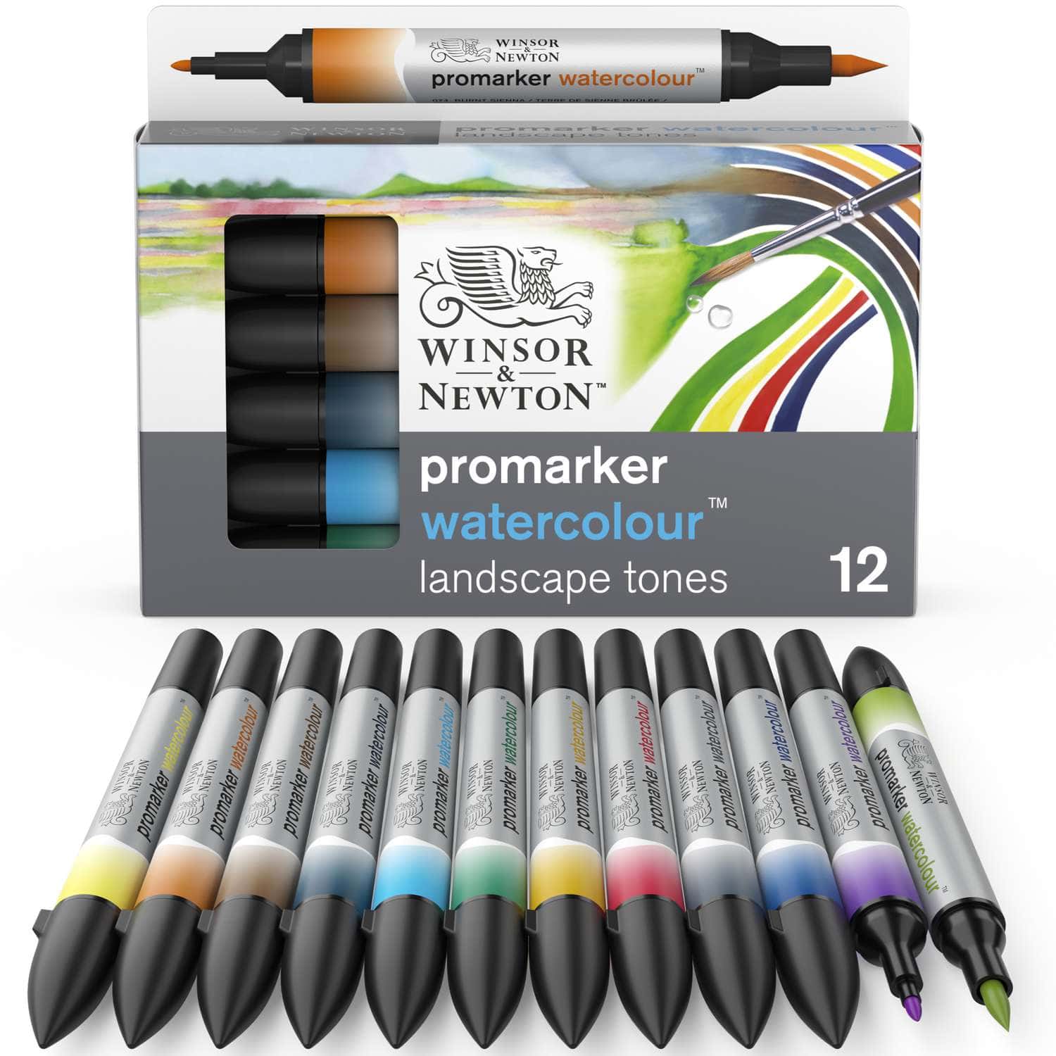 Coffrets de marqueurs aquarelle Promarker Watercolour Winsor & Newton  Le  Géant des Beaux-Arts - N°1 de la vente en ligne de matériels pour Artistes
