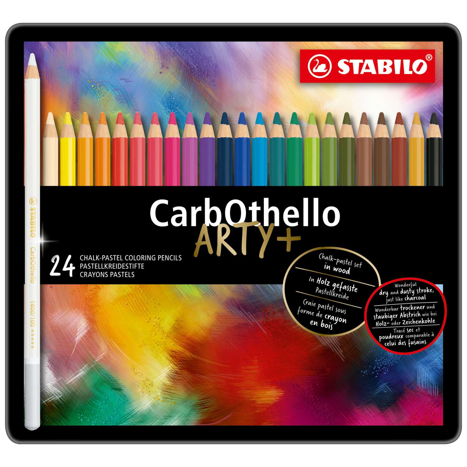 Crayola Lot de 24 crayons de couleur, couleurs du monde, crayons