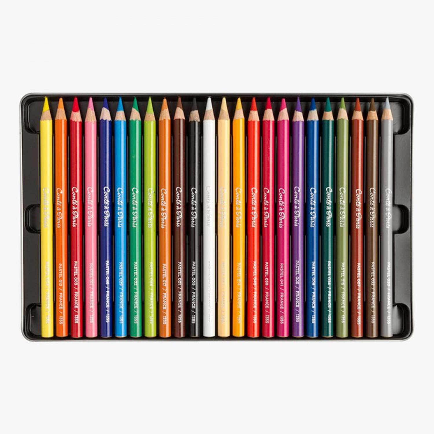 Assortiment de 6 Crayons à dessin Conté à Paris