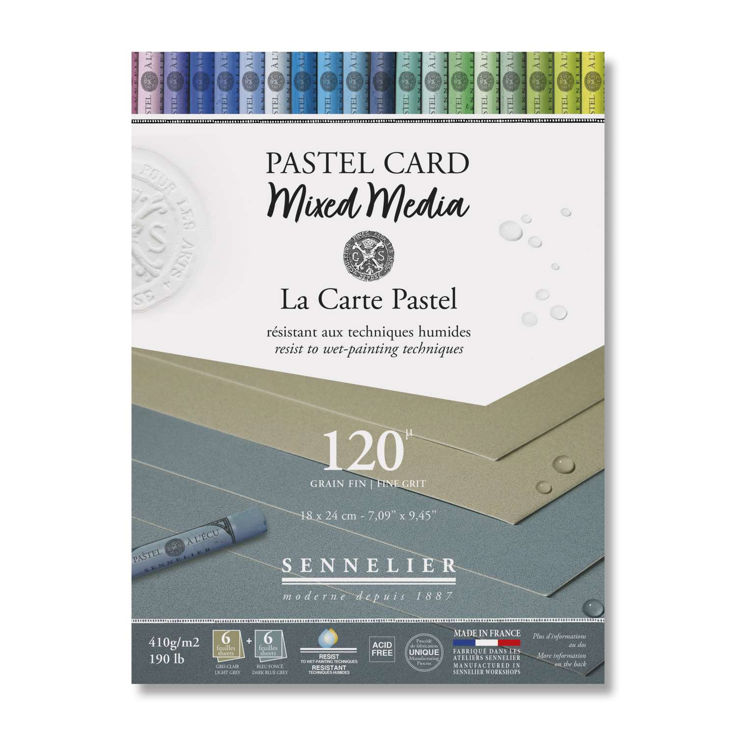 Papier Pastel Doux Sennelier Promo Bloc De 25 Feuilles Papier Bouchut