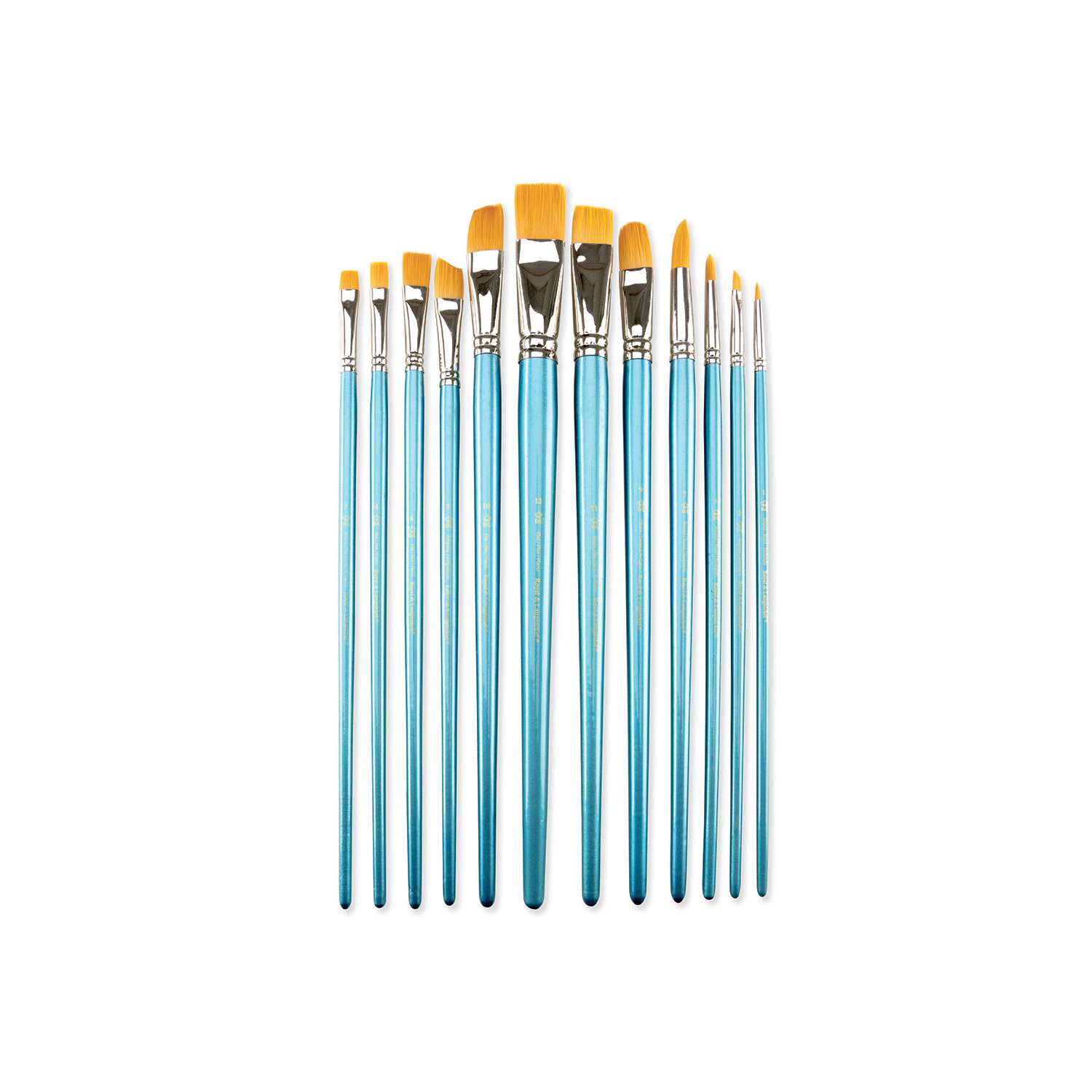 Lot de 3 pinceaux plats, 12, 25 et 50mm
