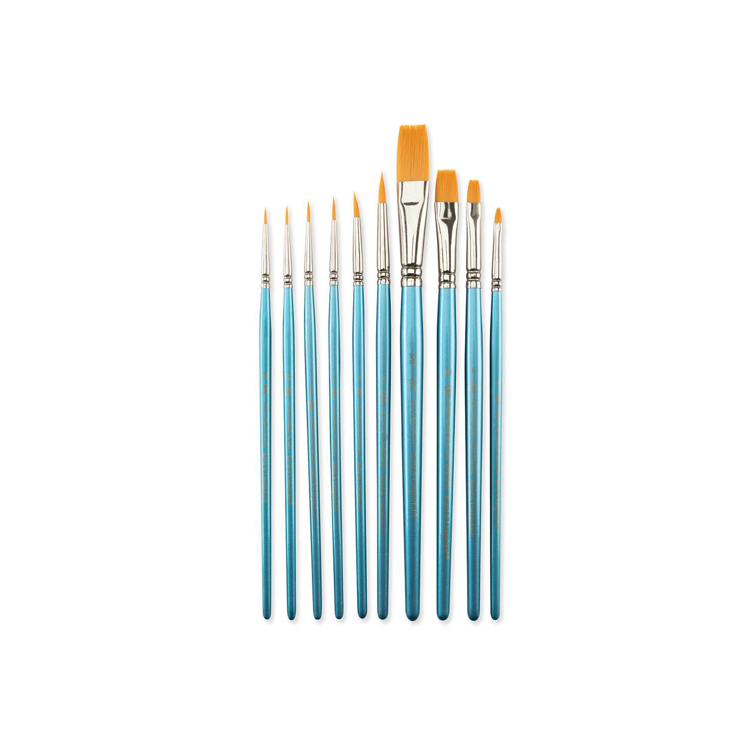 Pracht Royal & Langnickel – Set 6 Pinceaux Ronds Synthétiques Pour Enfants, Tailles 10/0 à 10