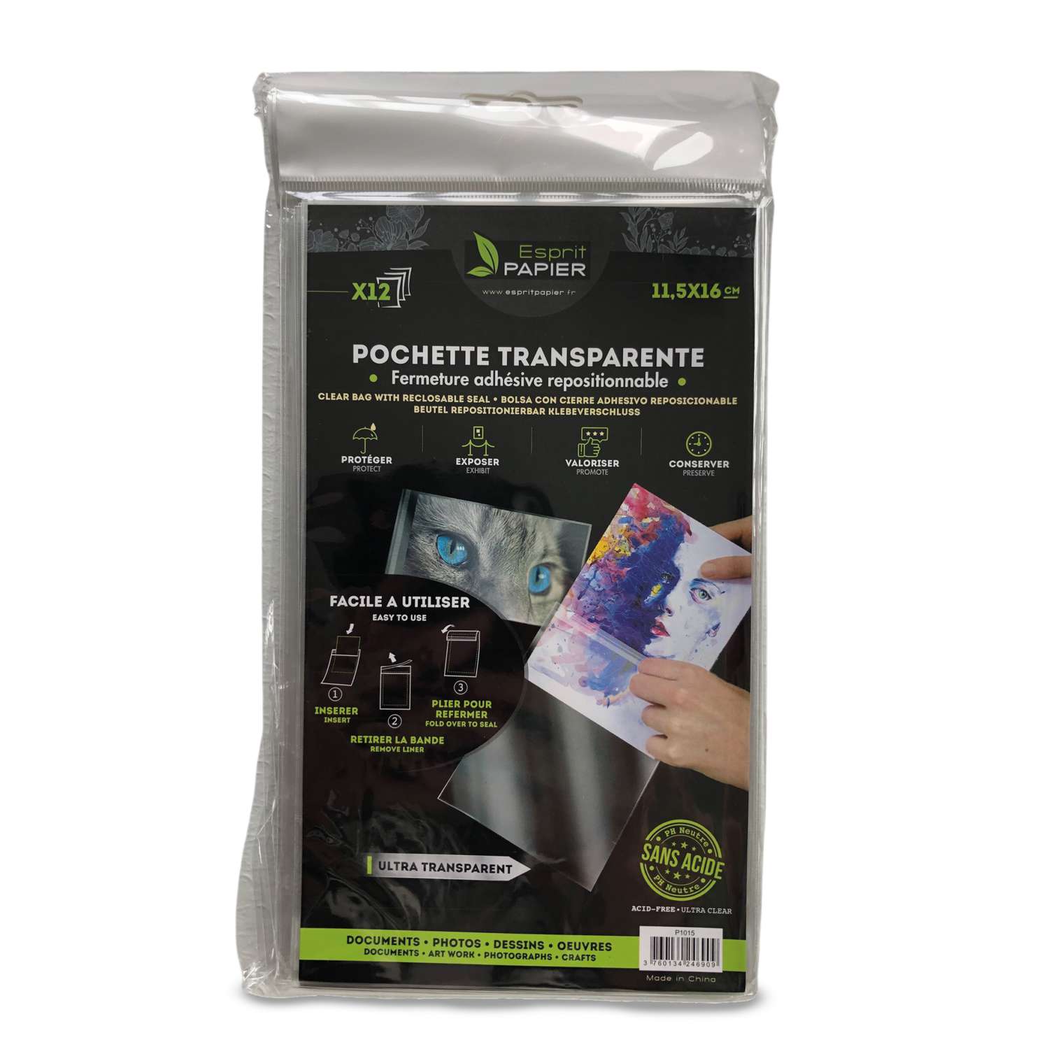 12 Pochettes Transparentes Effaçables à Sec A4 (35,5x25,5 Cm) - 6 Couleurs, Avec 2 Stylos | Réutilisables Pour école, Bureau Ou Maison - 6