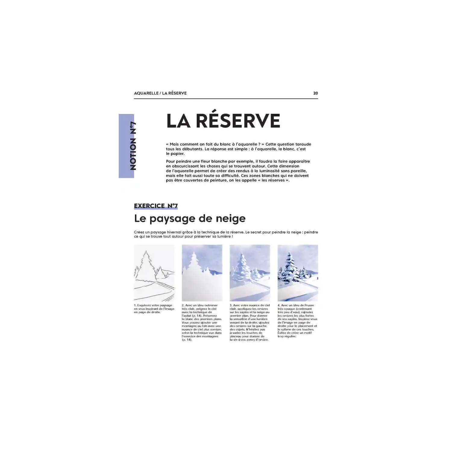 Cahier D’aquarelle Débutant – Instructions étape Par étape – Fleurs, Animaux, Paysages – Papier épais