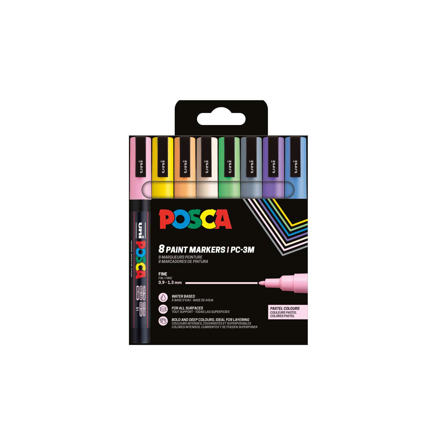 Uni-ball Posca Marqueur à pigment PC-3M, Ivoire | Idée cadeau