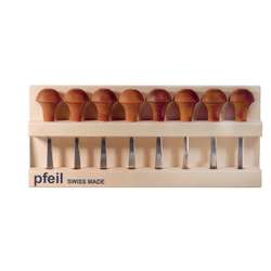Set de 8 couteaux à sculpter le bois Pfeil