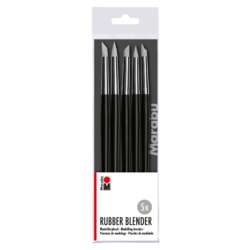 Set de pinceau de modelage en silicone Marabu