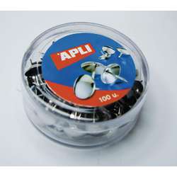 Boîte de 100 punaises nickel APLI