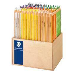 Grande caissette de 96 crayons de couleurs jumbo Staedtler Noris 128
