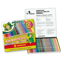 Sets de crayons de couleur Supersticks Jolly