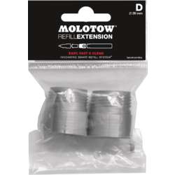 Lot de 2 bagues de recharge Refill extension Molotow