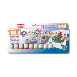 Gouaches solides pour textile Playcolor