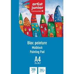 Bloc Peinture de 20 feuilles Artist Junior